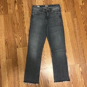 MOTHER Rascal Ankle Snippet Jeans, Size 28
